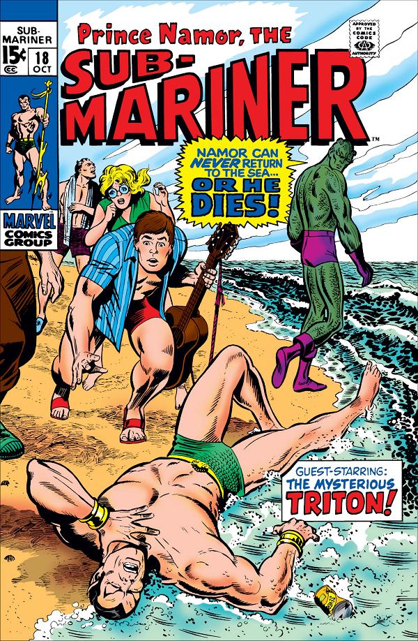 Sub-Mariner (1968) #18  cover