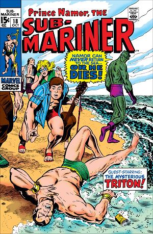 Sub-Mariner (1968) #18  cover