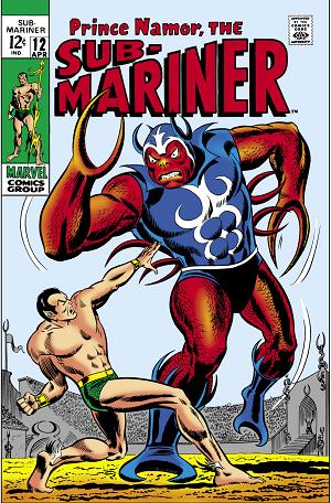 Sub-Mariner (1968) #12  cover