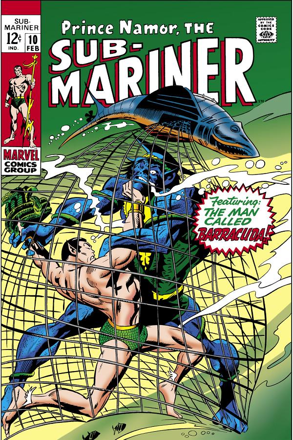 Sub-Mariner (1968) #10  cover