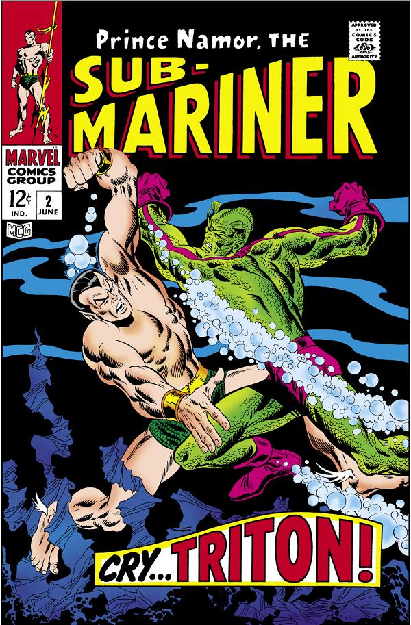 Sub-Mariner (1968) #2  cover