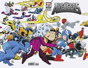 Avengers #25 CHRIS GIARRUSSO MARVEL UNIVERSE CONNECT cover