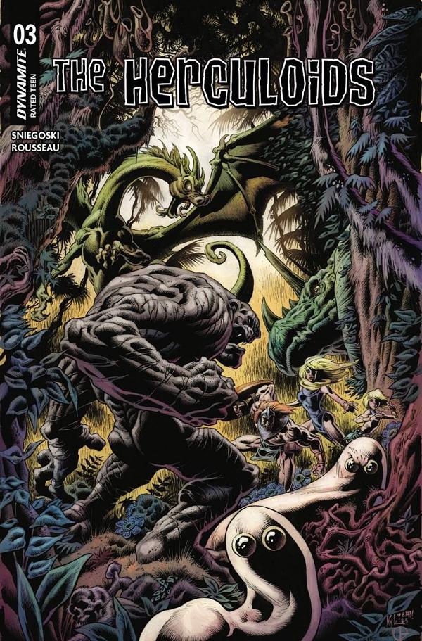 Herculoids #3 variant cover by Felipe Massafera