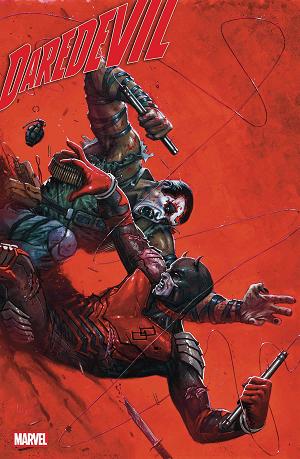 Daredevil #22 DAVIDE PARRATORE BRING ON THE BAD GUYS cover