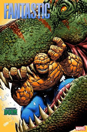 Fantastic Four #33 CAFU FORESHADOW cover