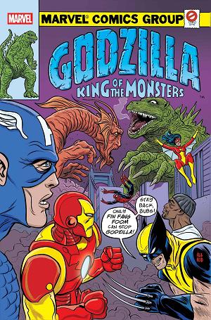Godzilla Vs Avengers #1 ALLRED KING OF MONSTERS HOMAGE cover