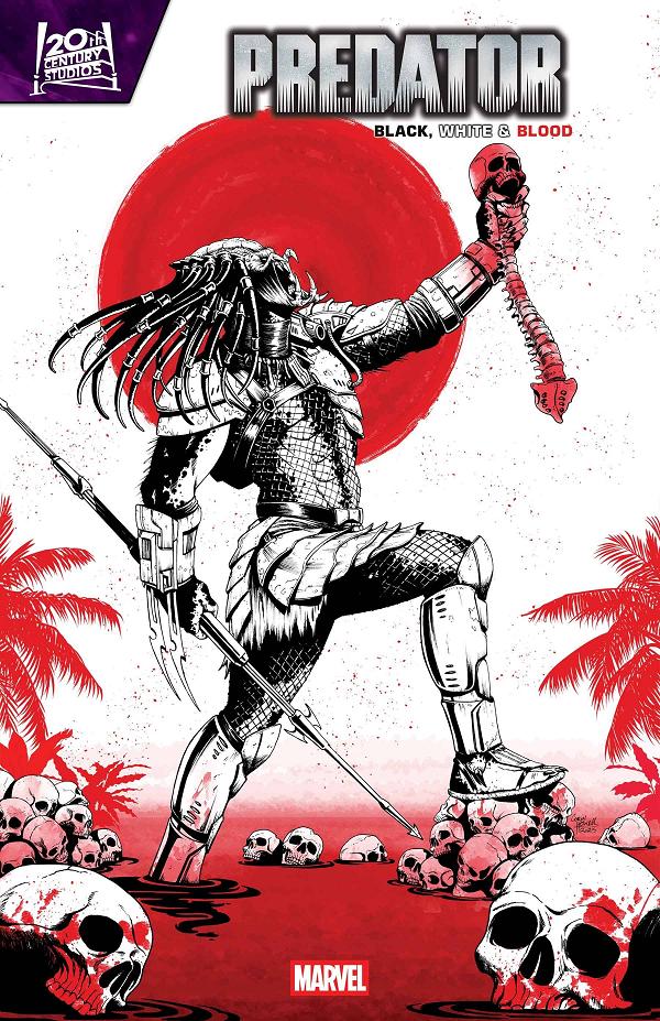 Predator Black White & Blood #2 cover