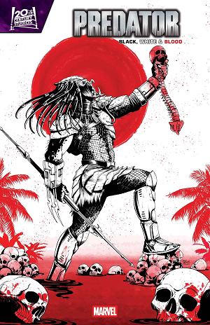 Predator Black White & Blood #2 cover
