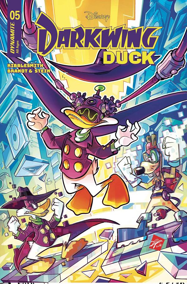 Darkwing Duck #5 variant cover by Ciro Cangialosi