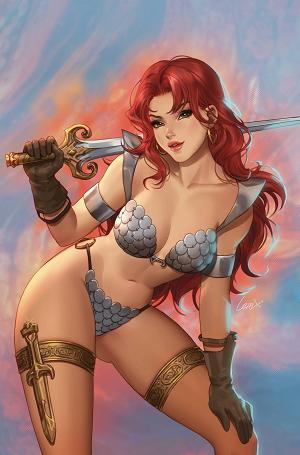 Red Sonja Noir #1 CVR E LEIRIX METAL PREMIUM cover