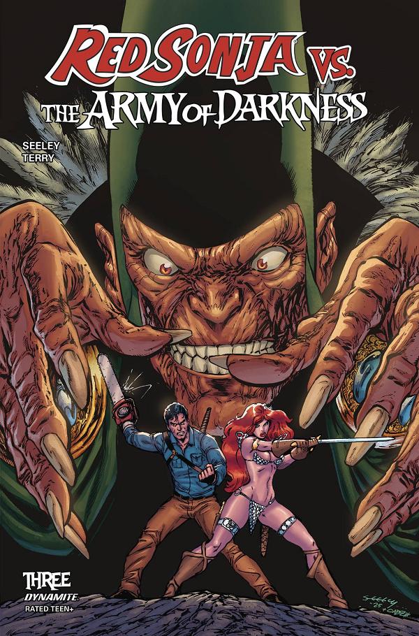 Red Sonja Vs Aod #3 variant cover by Tim Seeley