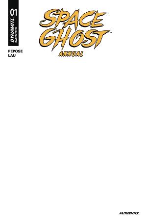 Space Ghost Annual #1 CVR E BLANK AUTHENTIX cover