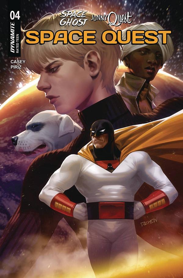Space Ghost Jonny Quest Space Quest #4 variant cover by Derrick Chew