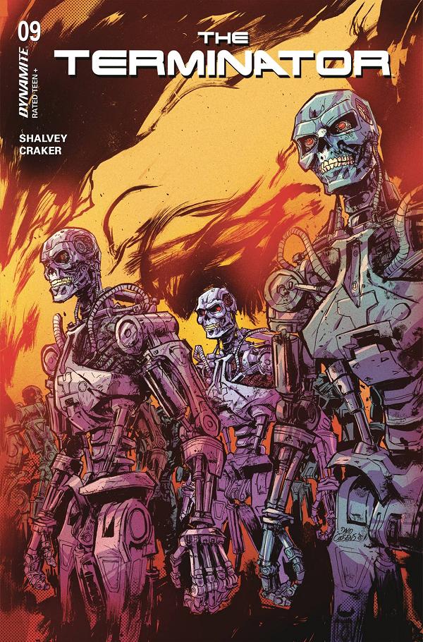 Terminator #9 variant cover by David Cousens