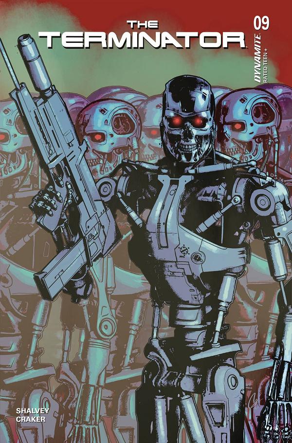 Terminator #9 variant cover by Cat Staggs