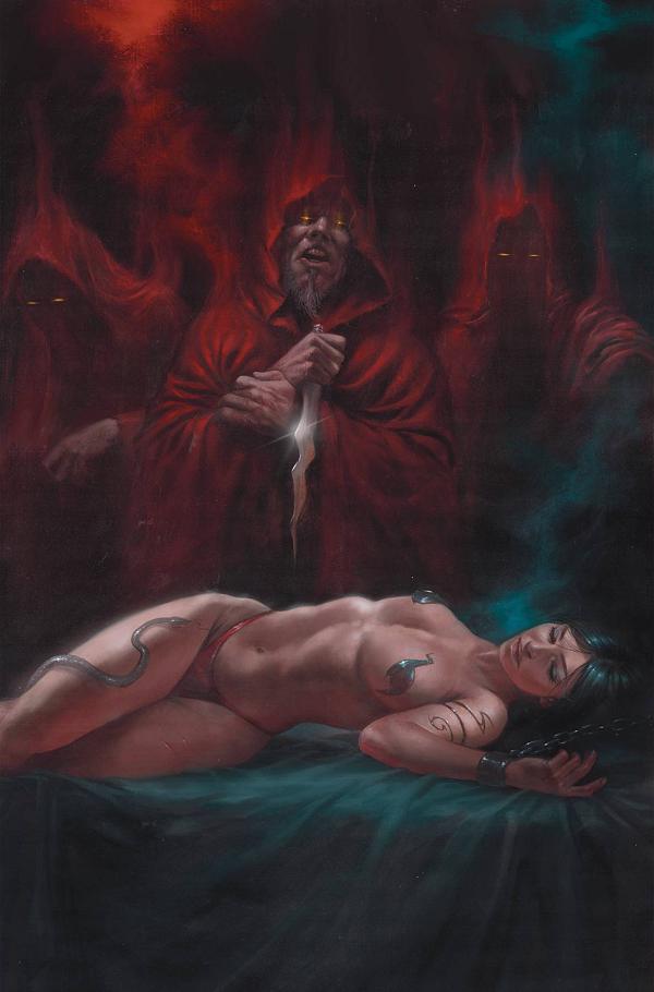 Vampirella (2025) #4 variant cover by Greg Land