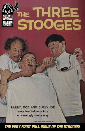 Am Archives Three Stooges Dell 1961 #6 CVR A CLASSIC PHOTO ( cover
