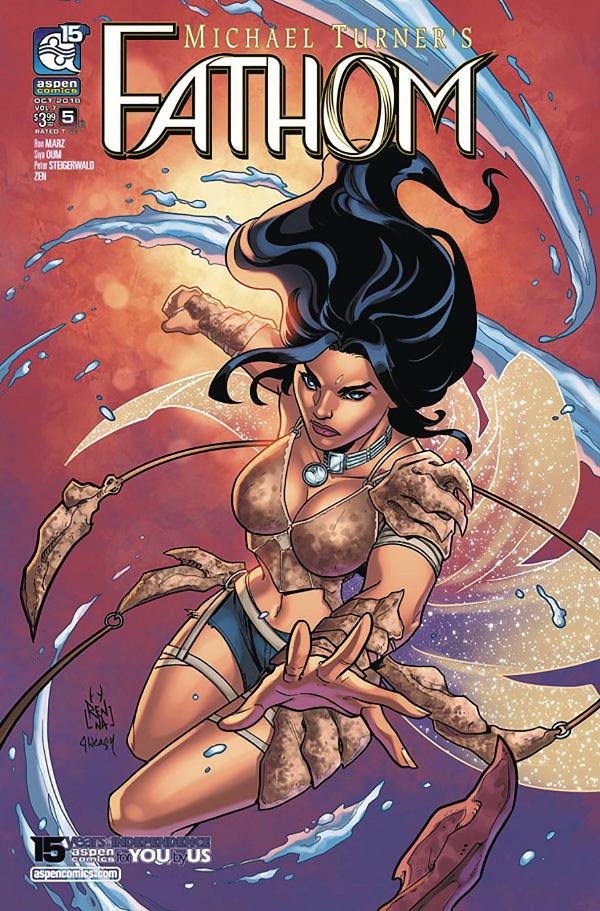 Fathom Vol 7 #5 variant cover by Marco Renna
