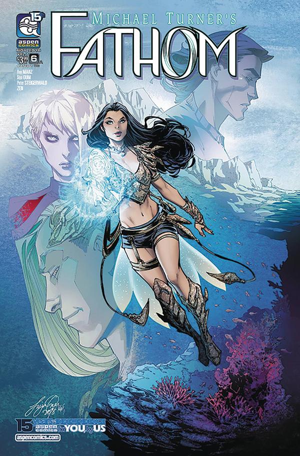Fathom Vol 7 #6 cover by Siya Oum