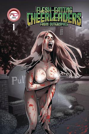 Flesh Eating Cheerleaders Outer Space #1 CVR B ZANE cover