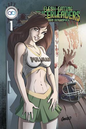 Flesh Eating Cheerleaders Outer Space #1 CVR C GREGB cover