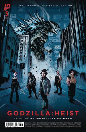 Godzilla Heist #5 CVR B TUNICA MOVIE cover