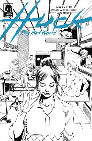 Huck Ii #3 CVR B ALBUQUERQUE B&W (MR) cover