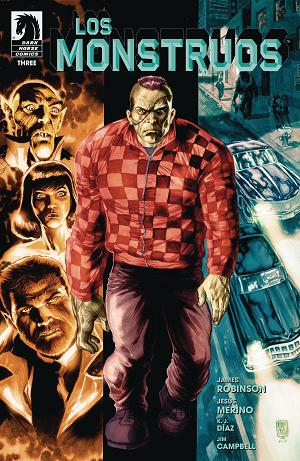 Los Monstruos #3 cover