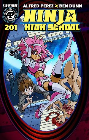 Ninja High School #201 cover