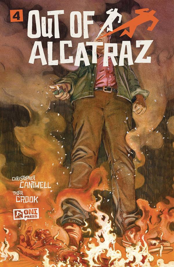 Out Of Alcatraz #4 variant cover by Oliver Dominguez