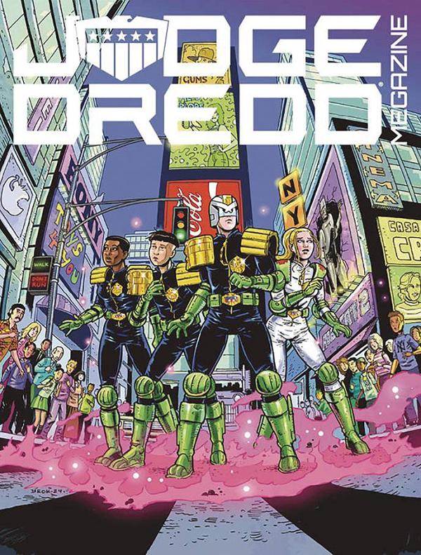 Judge Dredd Megazine #481 cover by Nick Brokenshire