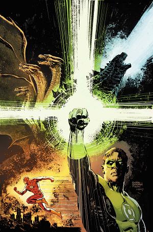Justice League Vs Godzilla Vs Kong 2 #1 CVR D (OF 7) CVR D GABRIEL HARDMAN CARD STOCK cover