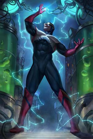 Justice League The Atom Project #6 CVR B (OF 6) CVR B AARON BARTLING CARD STOCK cover