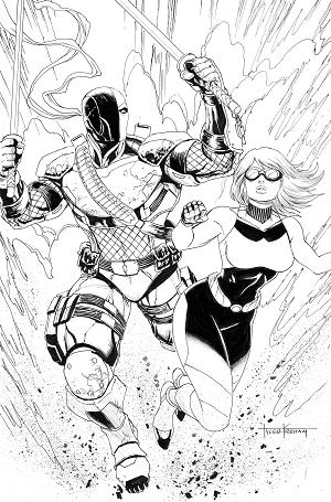 Titans #24 CVR C CVR C TYLER KIRKHAM CARD STOCK cover