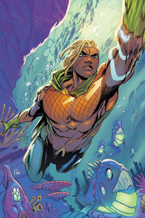 Aquaman #6 CVR E CVR E INC 1:25 PARIS ALLEYNE CARD STOCK cover