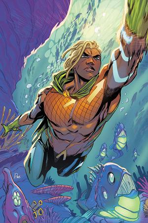 Aquaman #6 CVR E CVR E INC 1:25 PARIS ALLEYNE CARD STOCK cover