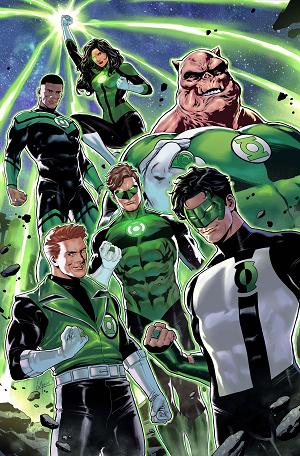 Green Lantern Corps #5 CVR C CVR C LUCAS MEYER CARD STOCK cover