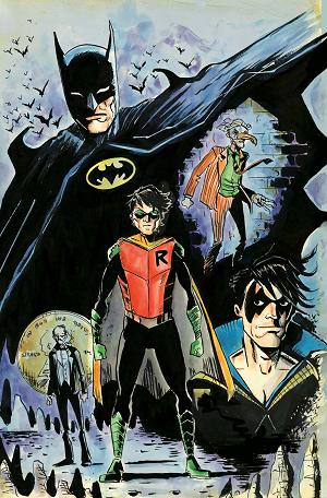 Robin & Batman Jason Todd #1 CVR B (OF 3) CVR B JEFF LEMIRE cover