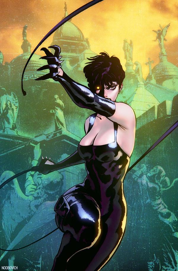 Catwoman #77 CVR D CVR D INC 1:25 NOOBOVICH CARD STOCK cover