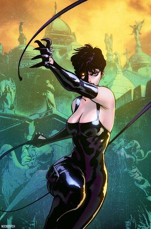Catwoman #77 CVR D CVR D INC 1:25 NOOBOVICH CARD STOCK cover