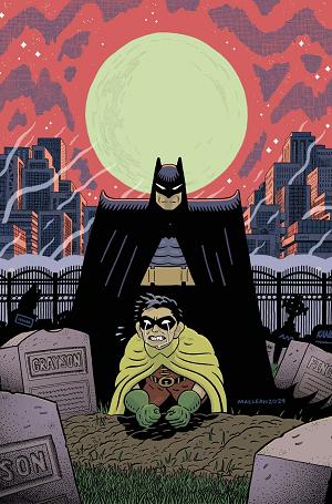 Batman & Robin Year One #8 CVR D (OF 12) CVR D INC 1:25 ANDREW MACLEAN CARD STOCK cover