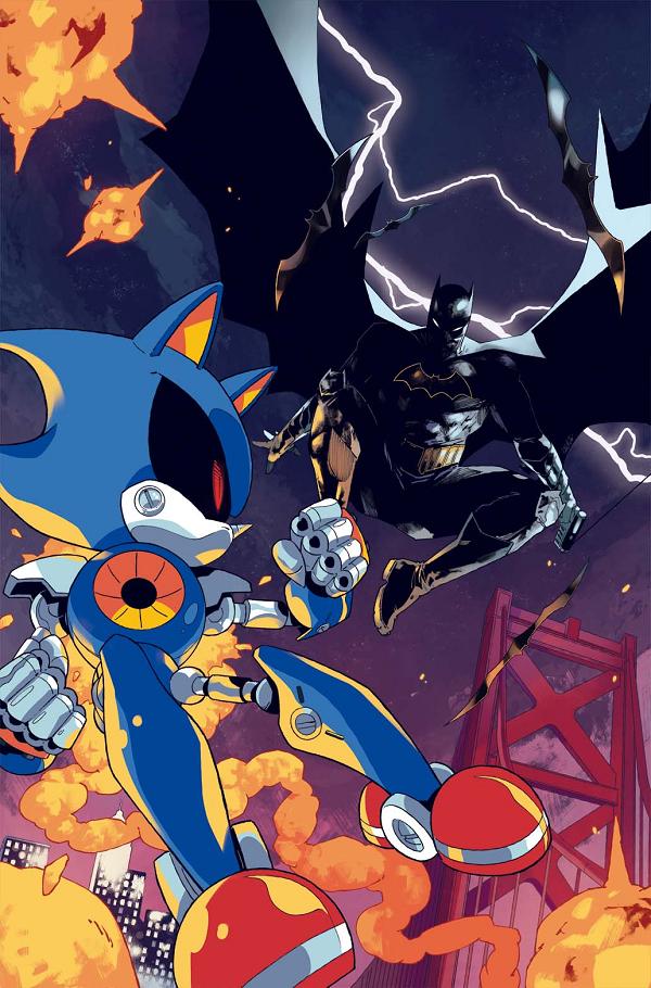 Dc X Sonic The Hedgehog #4 CVR A PABLO M COLLAR cover