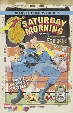 Fantastic Four #31 SEAN GALLOWAY SATURDAY MORNING cover