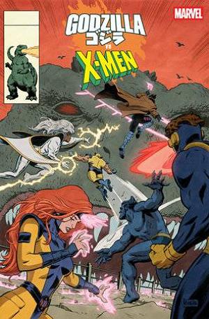 Godzilla Vs X-Men #1 GODZILLA KING OF MONSTERS HOMAGE cover