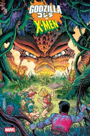 Godzilla Vs X-Men #1 NICK BRADSHAW MONSTER HOMAGE cover