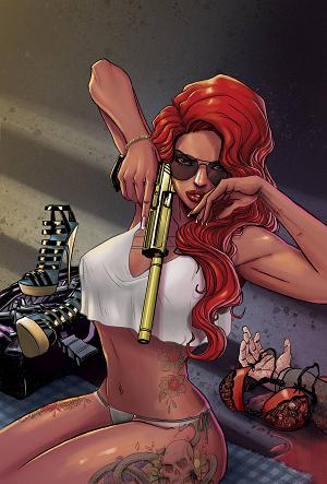 Heat Seeker Exposed Gun Honey Series #1 CVR H UNIQUE BLIND B cover