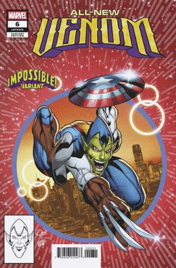 All New Venom #6 LOGAN LUBERA IMPOSSIBLE cover