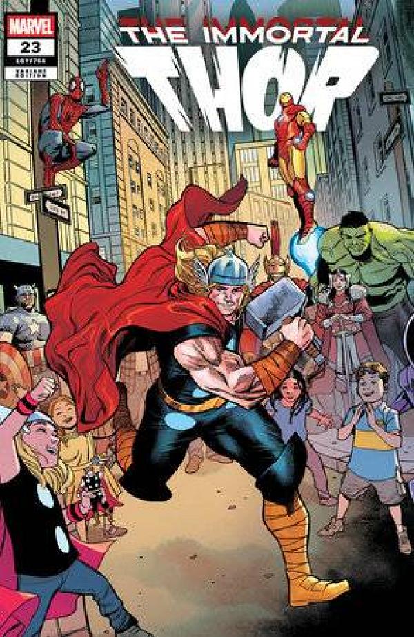 Immortal Thor #23 variant cover by Martin Coccolo