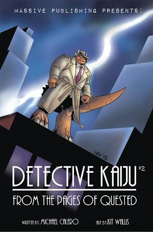 Detective Kaiju #2 CVR C NOIR HOMAGE (MR) cover