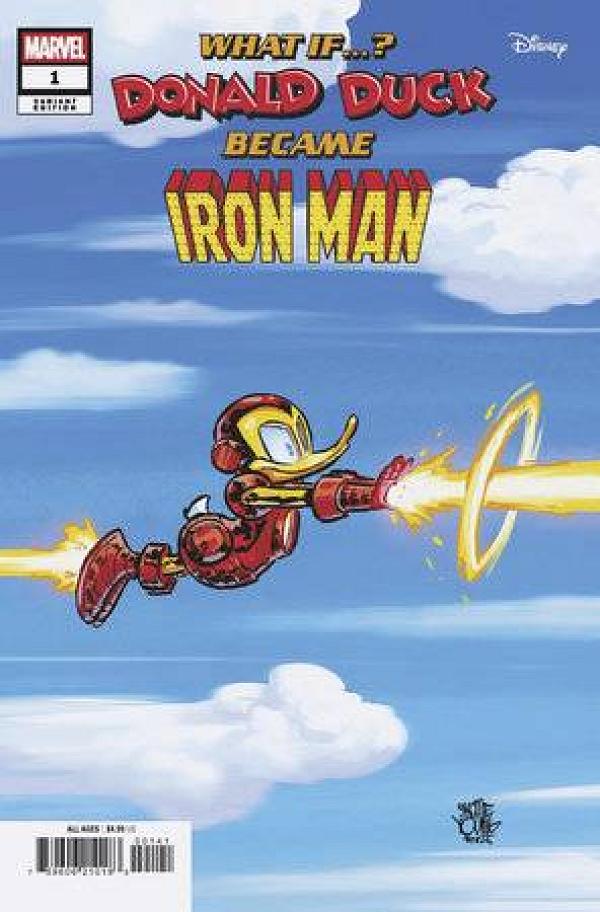 What If Donald Duck Became Iron Man #1 SKOTTIE YOUNG cover